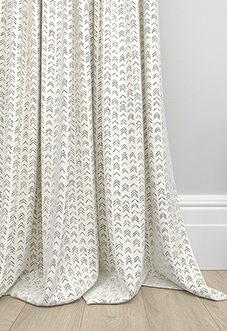 Rolling Hills Velvet, Mineral - Made to Measure Curtains